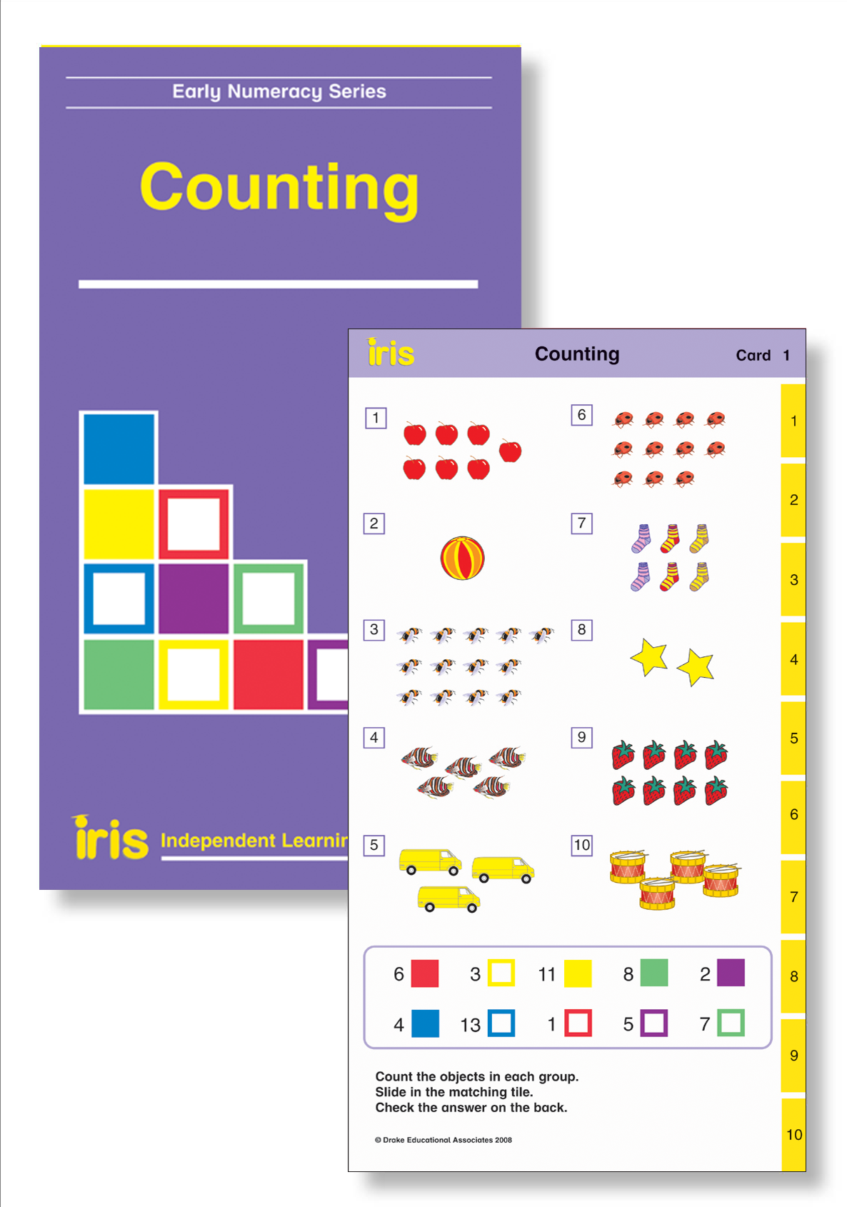 Iris Study Cards: Early Numeracy Year 1 - Counting